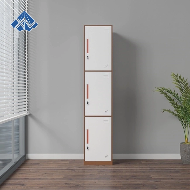 Single 3-Door Foldable Locker